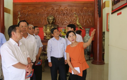 Đồng chí Trần Quốc Trung chỉ đạo xúc tiến nhiều công trình văn hóa trọng điểm