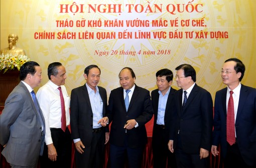 Thủ tướng chủ trì hội nghị về lĩnh vực đầu tư xây dựng