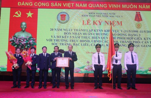 Kiểm toán nhà nước khu vực V tổ chức lễ kỷ niệm 20 năm thành lập