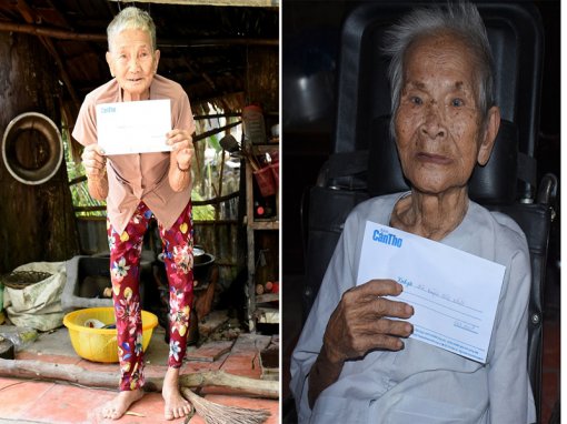 Giúp đỡ "Hai cụ già neo đơn, vất vả mưu sinh"