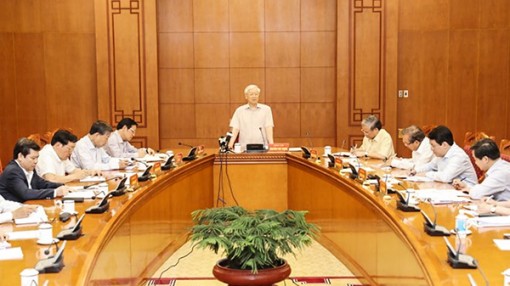 Tổng Bí thư Nguyễn Phú Trọng chủ trì họp Thường trực Ban Chỉ đạo Trung ương về phòng, chống tham nhũng