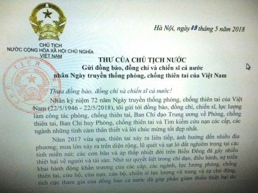 Hướng tới một xã hội an toàn trước thiên tai