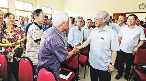 Tổng Bí thư, Thủ tướng tiếp xúc cử tri