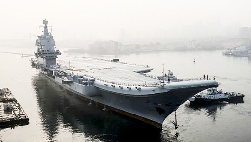 Trung Quốc thử nghiệm tàu sân bay tự chế