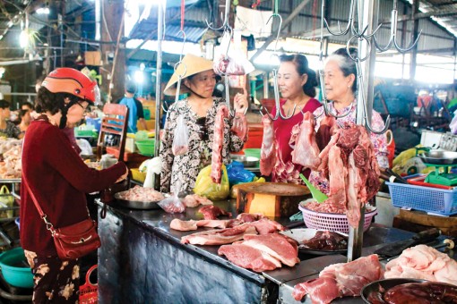 Thực phẩm tươi sống tăng giá<br>Không khan hàng