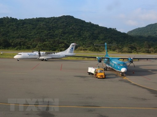 Điều chỉnh chuyến bay từ sân bay Côn Đảo do diễn tập quân sự