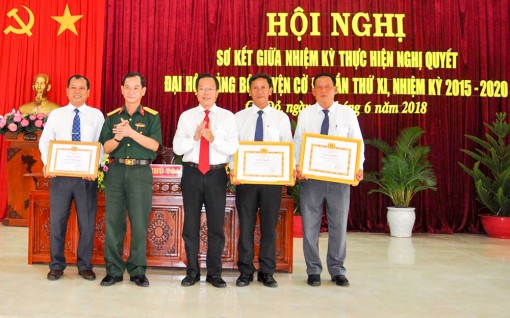 Phấn đấu đến năm 2020 huyện Cờ Đỏ đạt chuẩn nông thôn mới