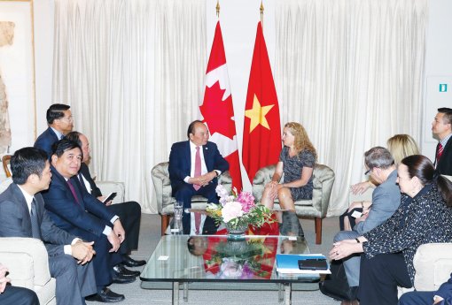 Thủ tướng Nguyễn Xuân Phúc hội kiến Toàn quyền Canada