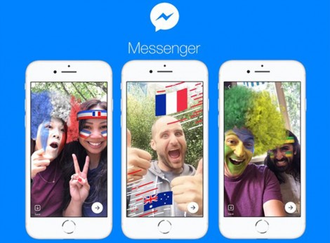 Messenger cập nhật bộ lọc, hiệu ứng và trò chơi chủ đề World Cup