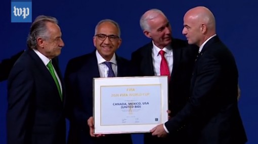 World Cup 2026 tổ chức ở 3 quốc gia