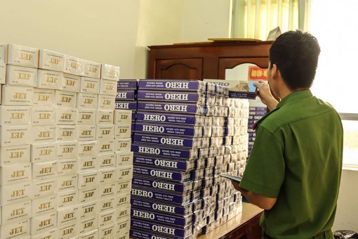 Phát hiện thu giữ hơn 4.800 gói thuốc lá ngoại nhập lậu