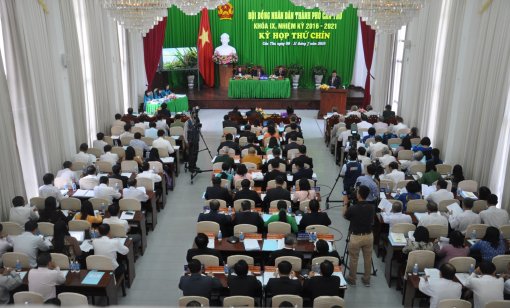 Khai mạc kỳ họp thứ 9 của HĐND thành phố