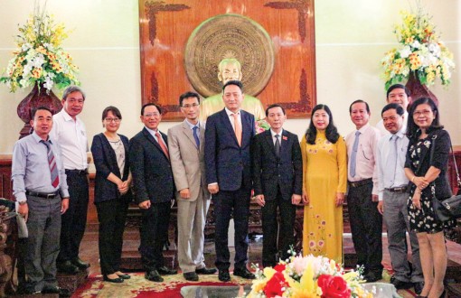 Lãnh đạo thành phố tiếp Đại sứ Hàn Quốc 
tại Việt Nam