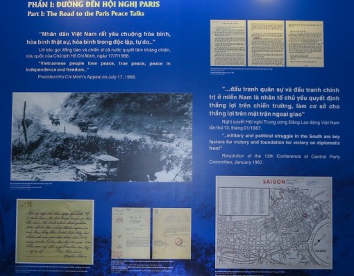 Lần đầu tiên trưng bày tài liệu Hoa Kỳ giải mật về Hội nghị Paris