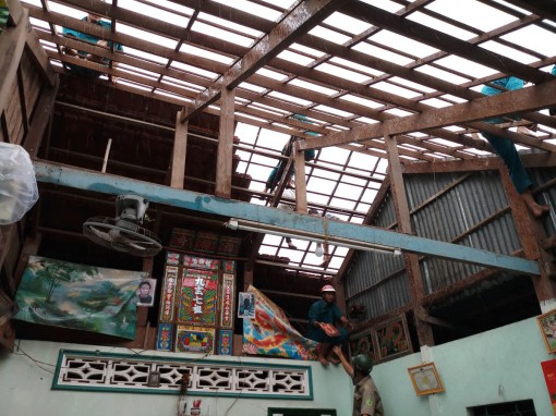 Vĩnh Thạnh chủ động phòng chống, khắc phục hậu quả giông lốc