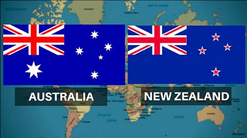 New Zealand tố Úc

“sao chép” quốc kỳ