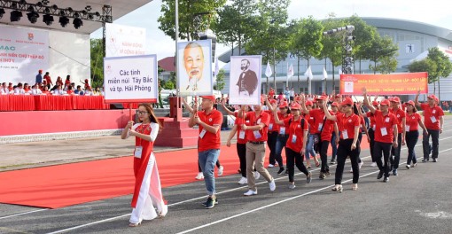Khai mạc Hội trại tình nguyện viên và thanh niên Chữ thập đỏ toàn quốc