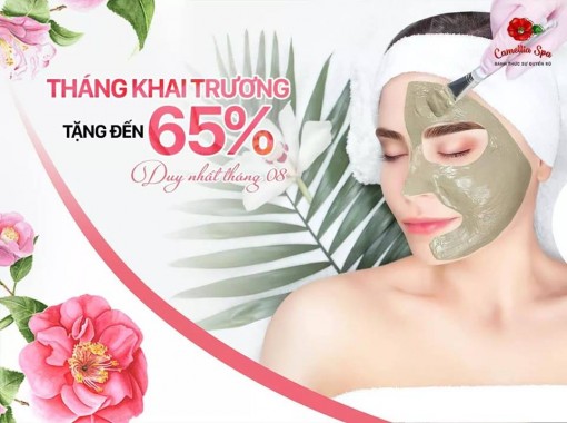 Camellia Spa giảm giá 65% trong tháng khai trương