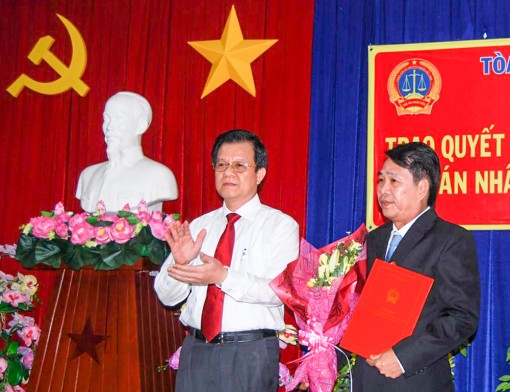 Bổ nhiệm Phó Chánh án TAND TP Cần Thơ