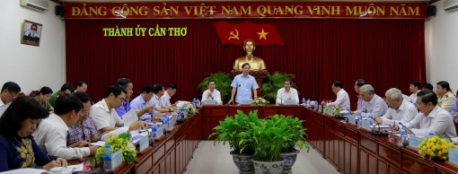 Đoàn Công tác của Ban Chỉ đạo Trung ương về phòng, chống tham nhũng làm việc với Thành ủy Cần Thơ