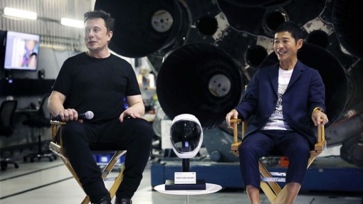 Lộ diện hành khách đầu tiên bay quanh Mặt trăng cùng SpaceX