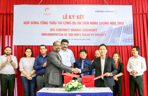 Sao Mai Group ký kết tổng thầu (EPC) 
xúc tiến dự án Sao Mai PV1