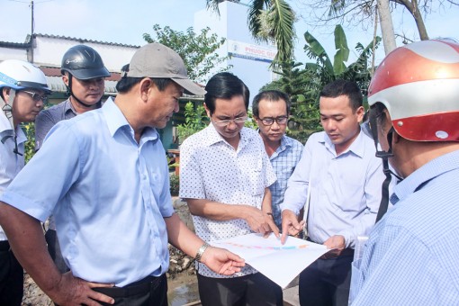 Đảm bảo tiến độ thi công gói thầu hồ Bún Xáng, kè Rạch Ngỗng và đường Lò Mổ