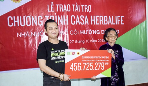 Tiếp nhận tài trợ 20.000 USD “Nâng cấp bữa ăn dinh dưỡng cho các cháu”