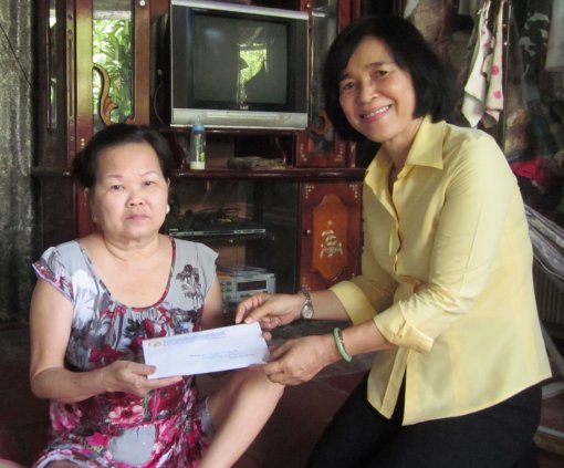 Hỗ trợ chị Bé Ba trị bệnh