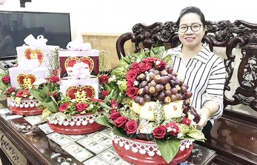 Kết mâm quả, rồng phụng - 

nghề lắm công phu...