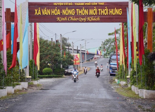 Thới Hưng về đích nông thôn mới