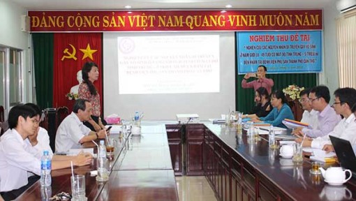 Nghiệm thu đề tài cấp thành phố lĩnh vực vô sinh nam