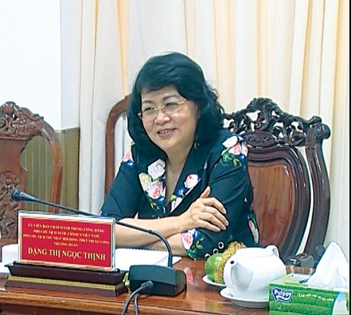Phó Chủ tịch nước
làm việc với TP Cần Thơ