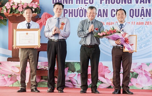 Phường An Cư đạt danh hiệu Phường Văn minh đô thị
