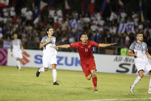 Giành chiến thắng lượt đi trước Philippines, tuyển Việt Nam đặt vé vào chung kết