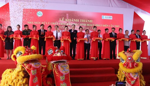 Khánh thành Nhà máy đốt rác phát điện tại TP Cần Thơ