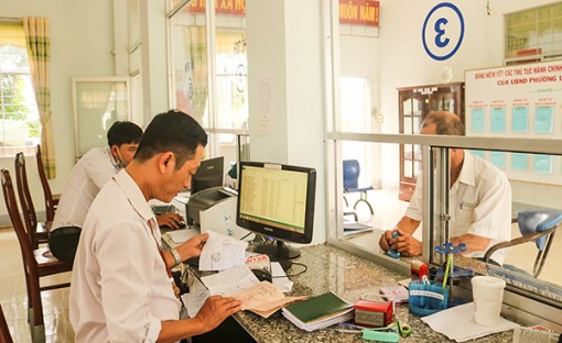 Chuyển biến trong công tác cải cách hành chính