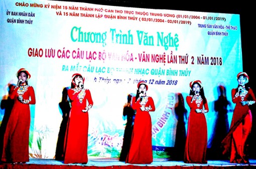 Bình Thủy phát huy phong trào văn hóa, văn nghệ