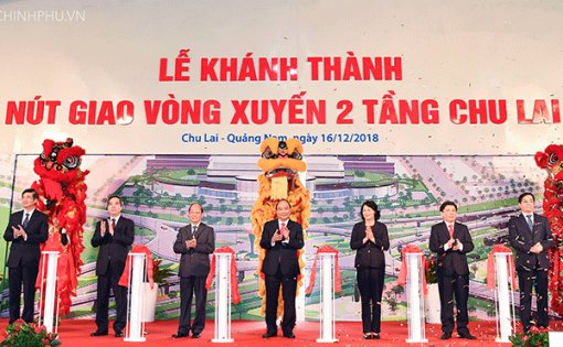 Thủ tướng dự Lễ công bố điều chỉnh quy hoạch Khu Kinh tế mở Chu Lai