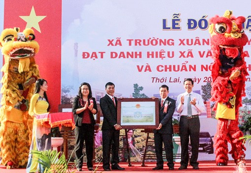 Ra mắt xã văn hóa nông thôn mới Trường Xuân B