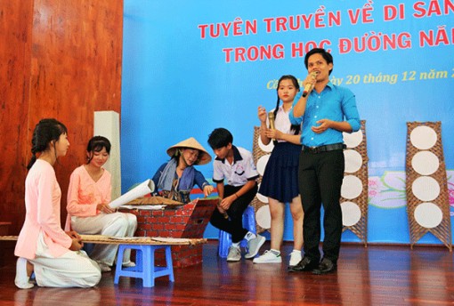 250 thí sinh tuyên truyền về di sản văn hóa trong học đường