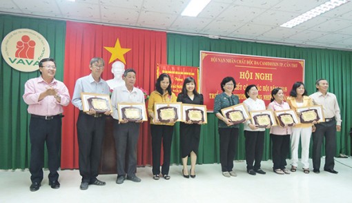 Tiếp tục hỗ trợ nạn nhân chất độc da cam ổn định đời sống