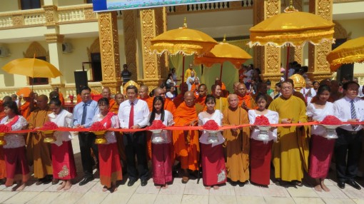Khánh thành khu Hiệu bộ Học viện Phật giáo Nam tông Khmer