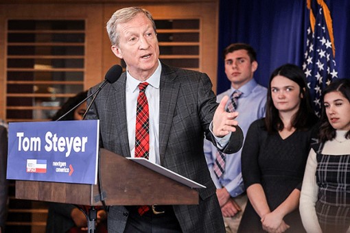 Tỉ phú Steyer sẽ tranh cử Tổng thống Mỹ?