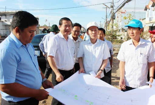 Lãnh đạo thành phố kiểm tra công trình trọng điểm