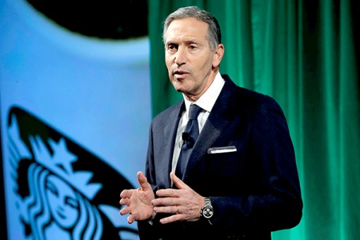 Cựu CEO Starbucks cân nhắc tranh cử tổng thống Mỹ