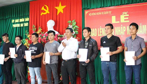 Sẵn sàng cho lễ giao quân năm 2019