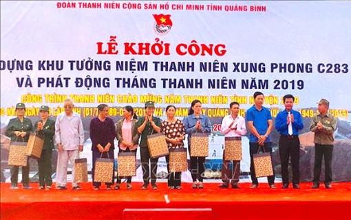Khởi công xây dựng Khu tưởng niệm Thanh niên xung phong C283