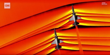 NASA công bố hình ảnh máy bay phá vỡ bức tường âm thanh