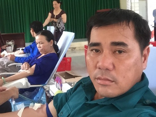 Hiến máu 57 lần